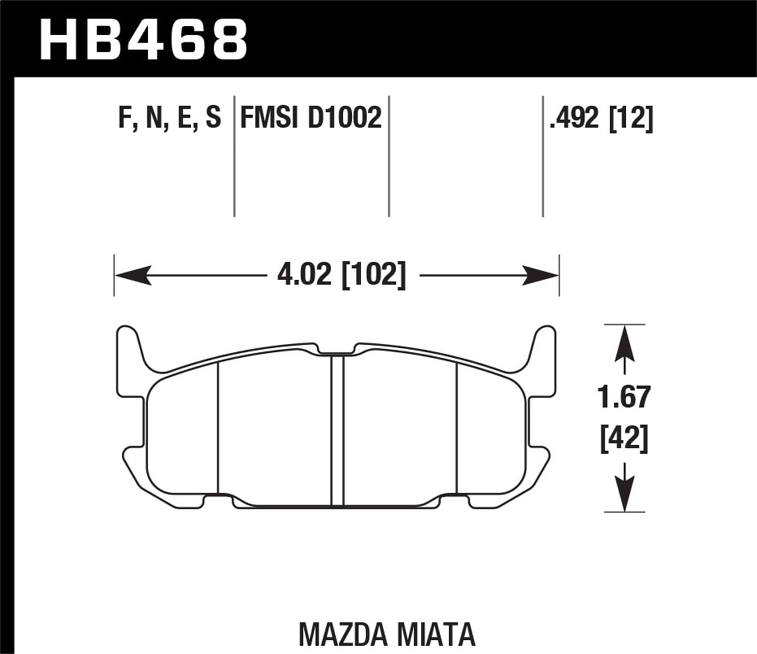 HPS 5.0 Disc Brake Pad