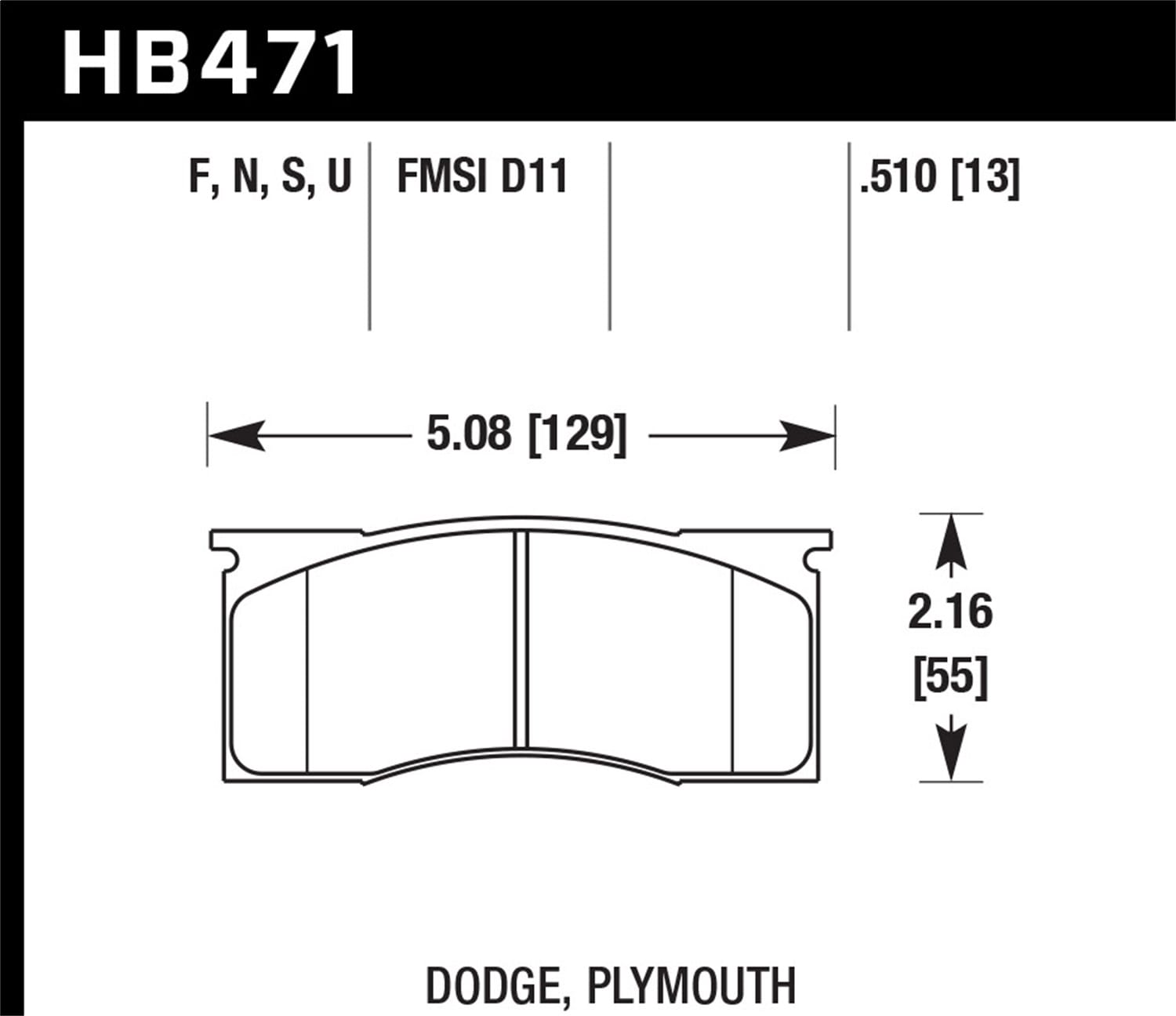HPS 5.0 Disc Brake Pad