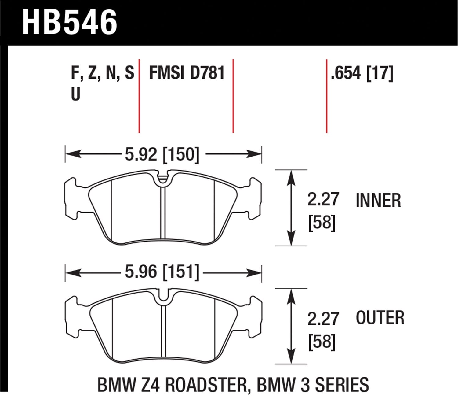 HP Plus Disc Brake Pad