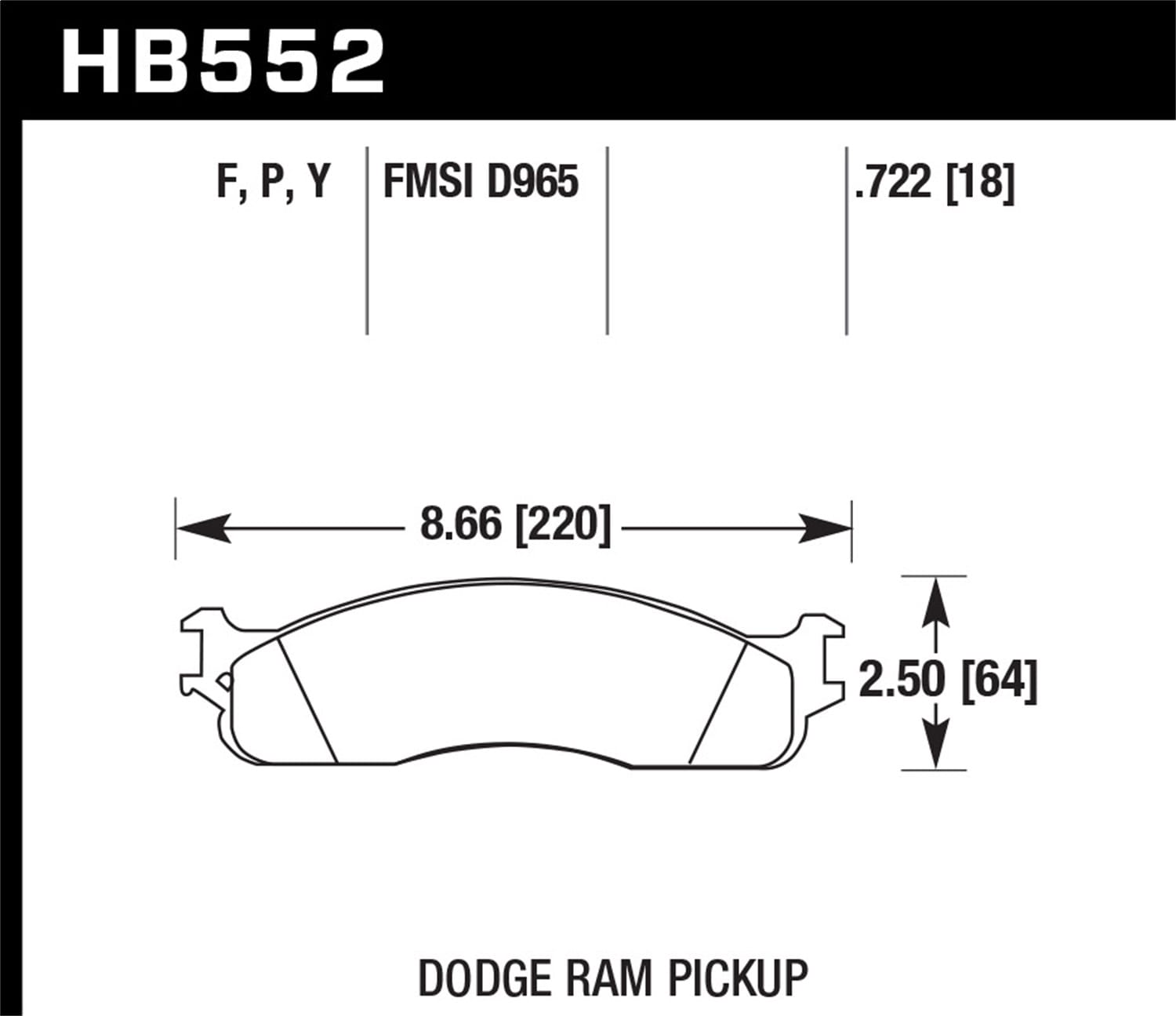 HPS Disc Brake Pad