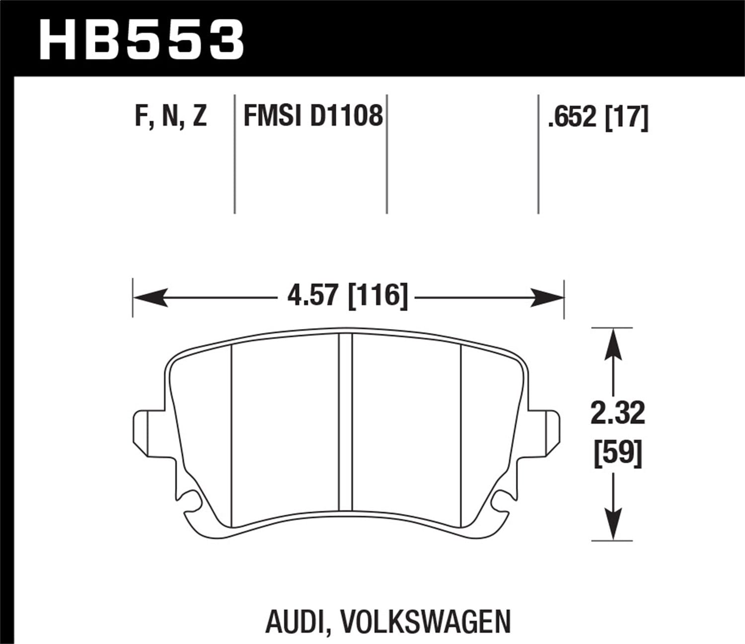 HPS 5.0 Disc Brake Pad