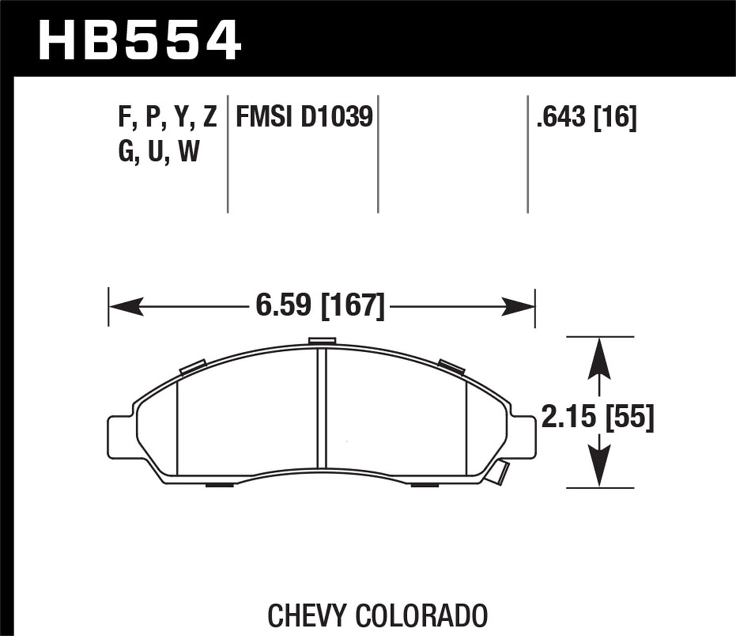 HPS Disc Brake Pad