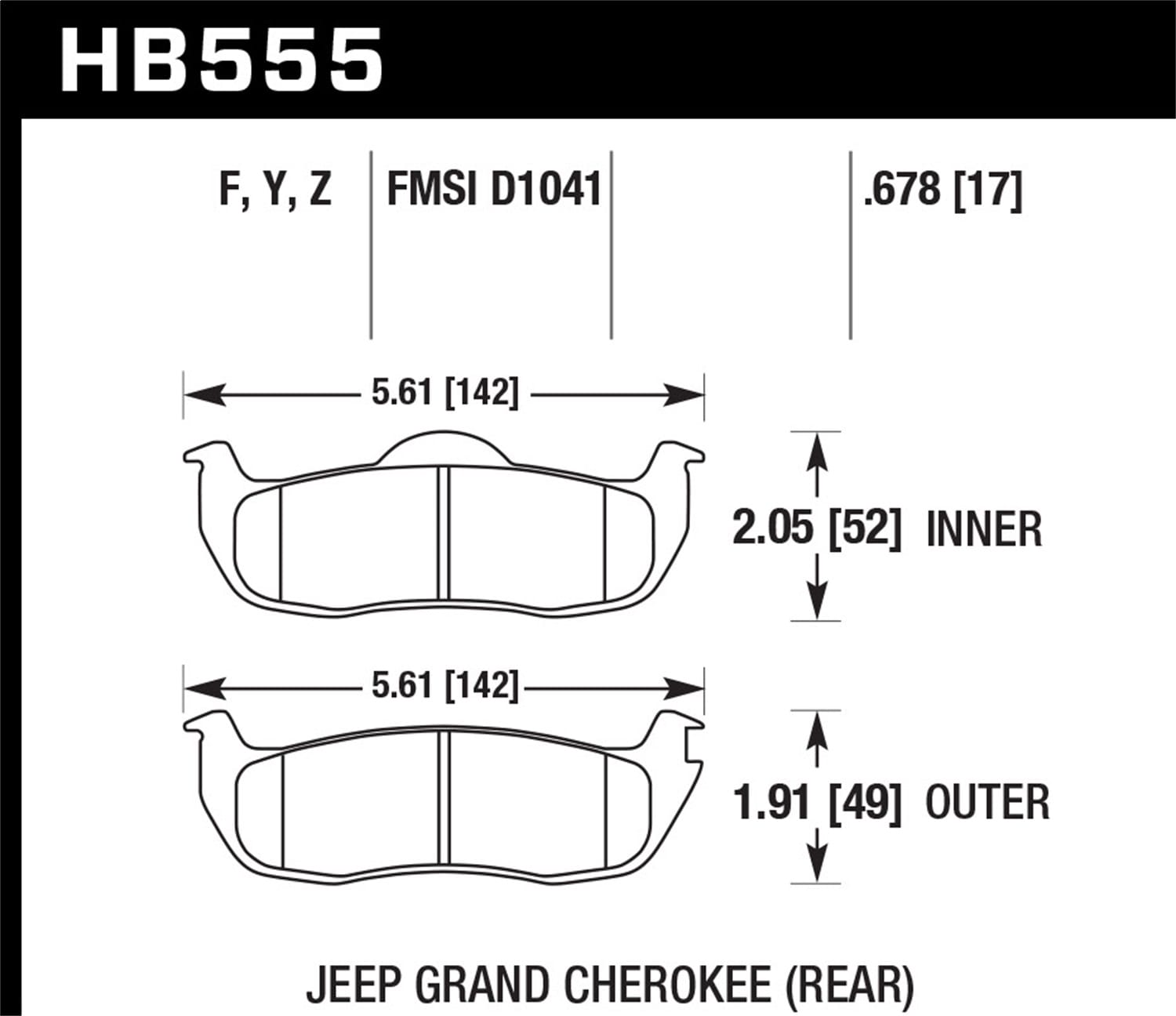HPS Disc Brake Pad