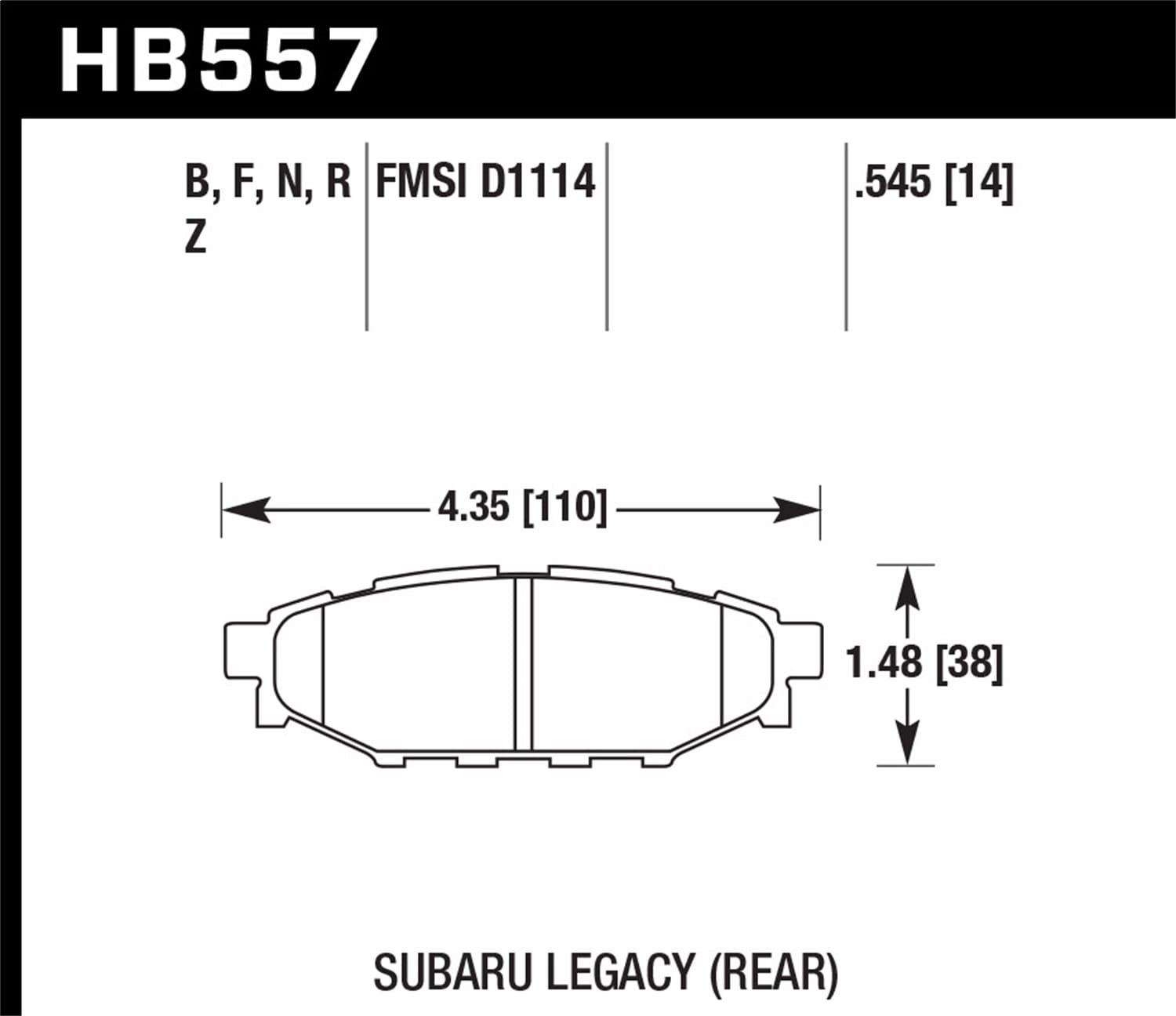 HPS 5.0 Disc Brake Pad