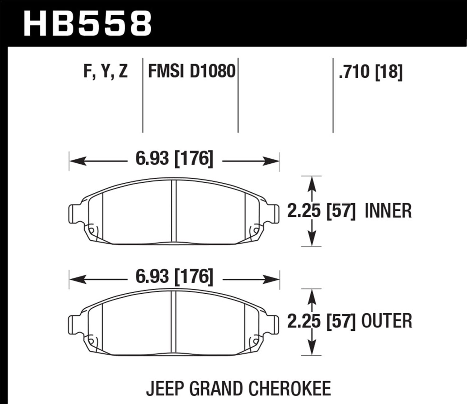 HPS Disc Brake Pad