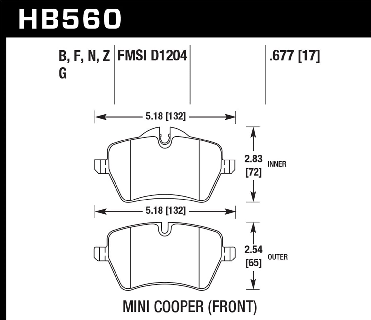 HPS 5.0 Disc Brake Pad