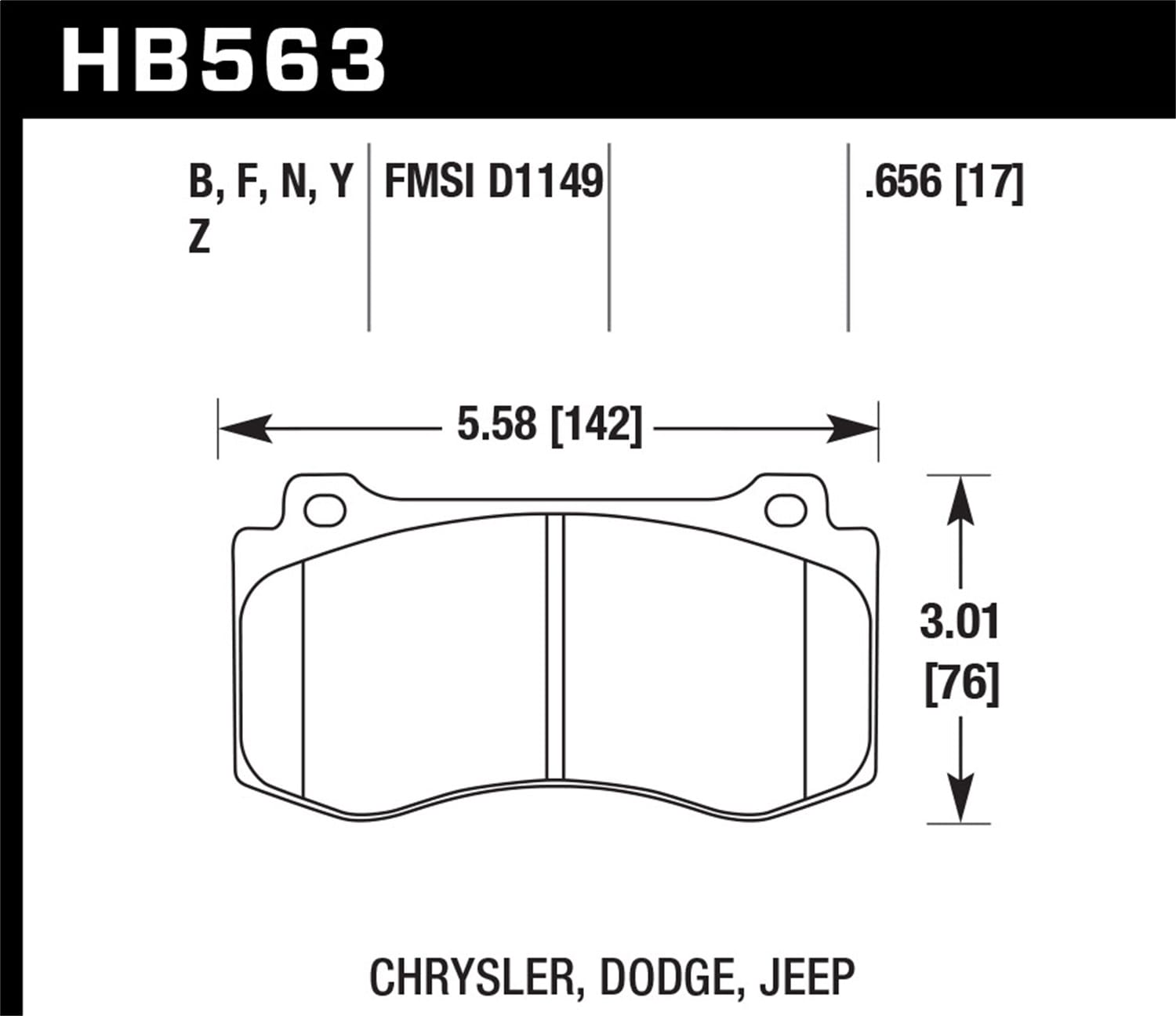 HPS 5.0 Disc Brake Pad