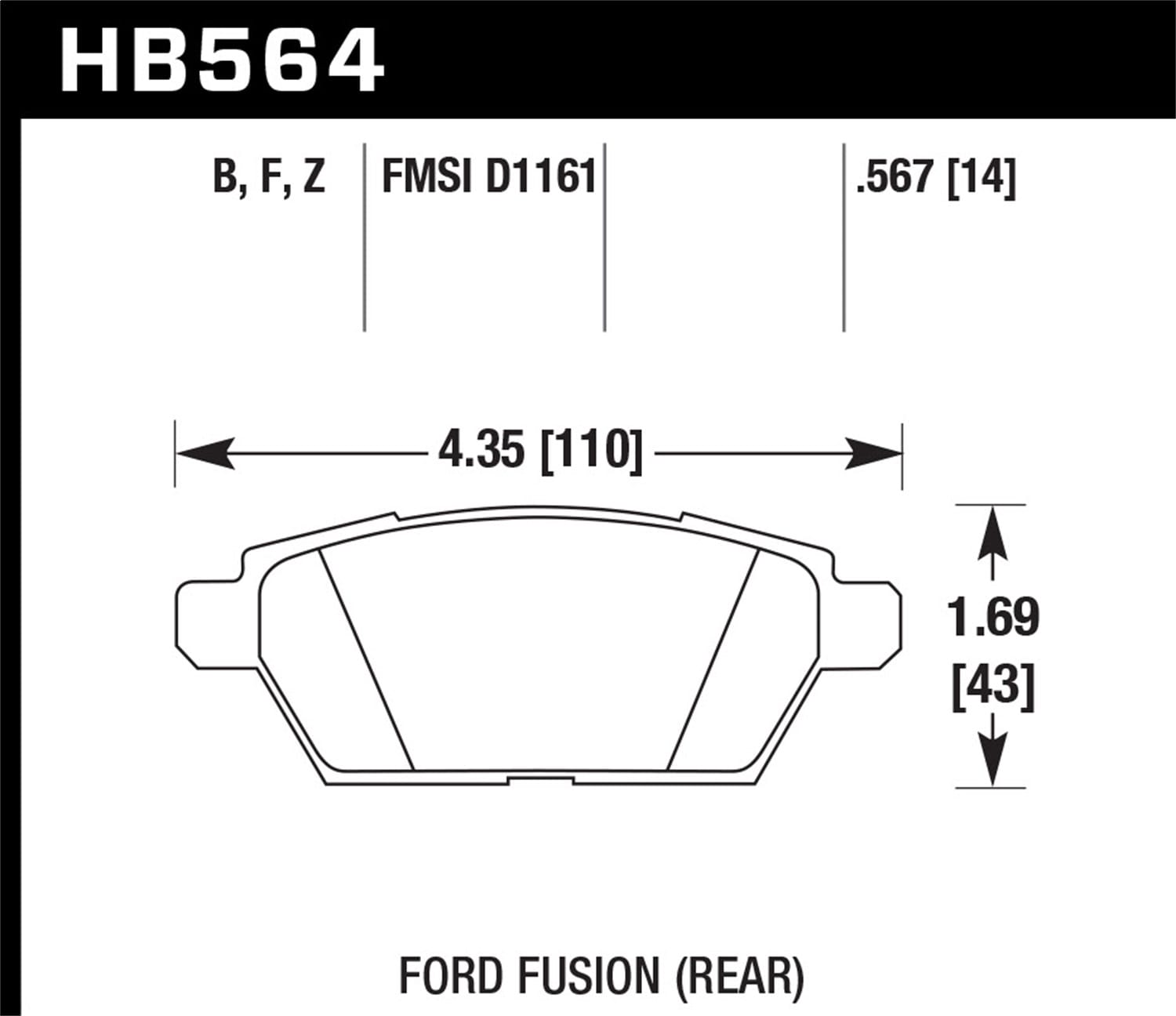 HPS 5.0 Disc Brake Pad