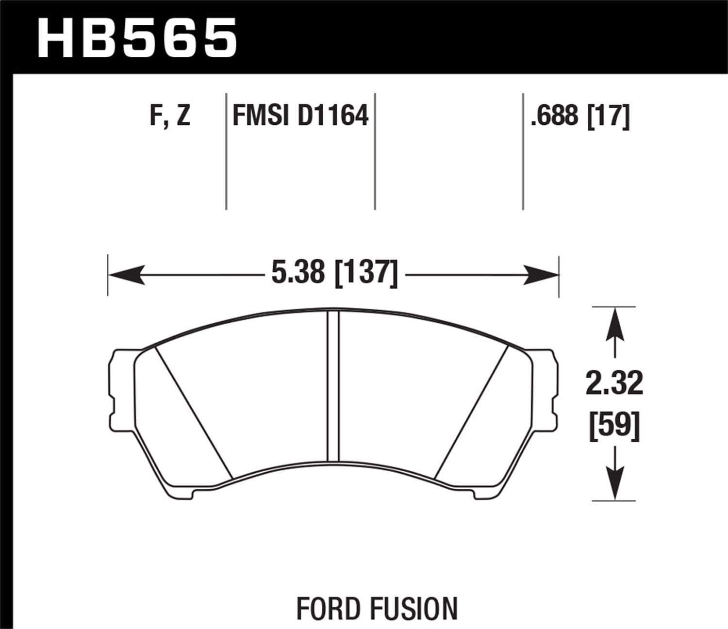 HPS 5.0 Disc Brake Pad