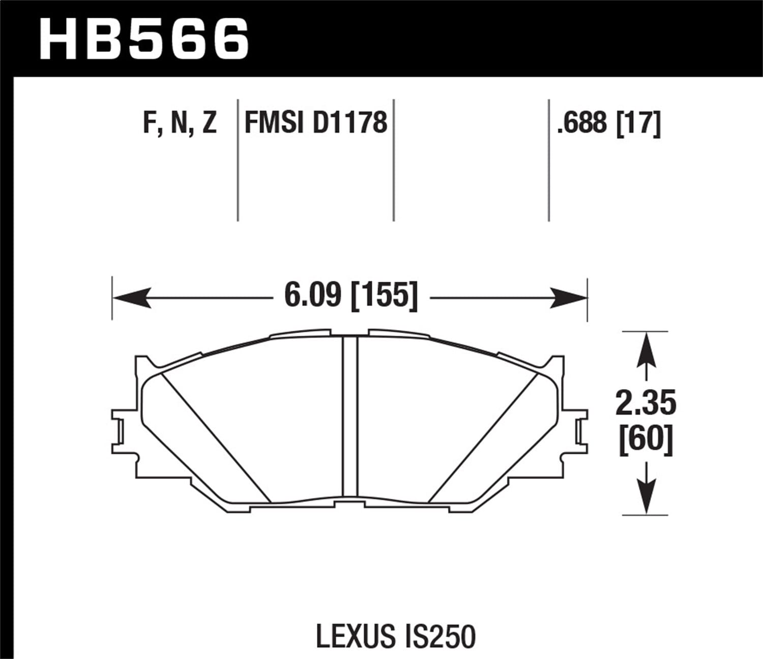 HPS Disc Brake Pad