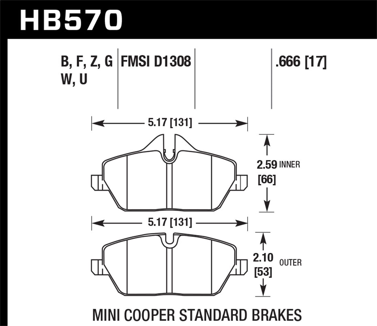 HPS 5.0 Disc Brake Pad