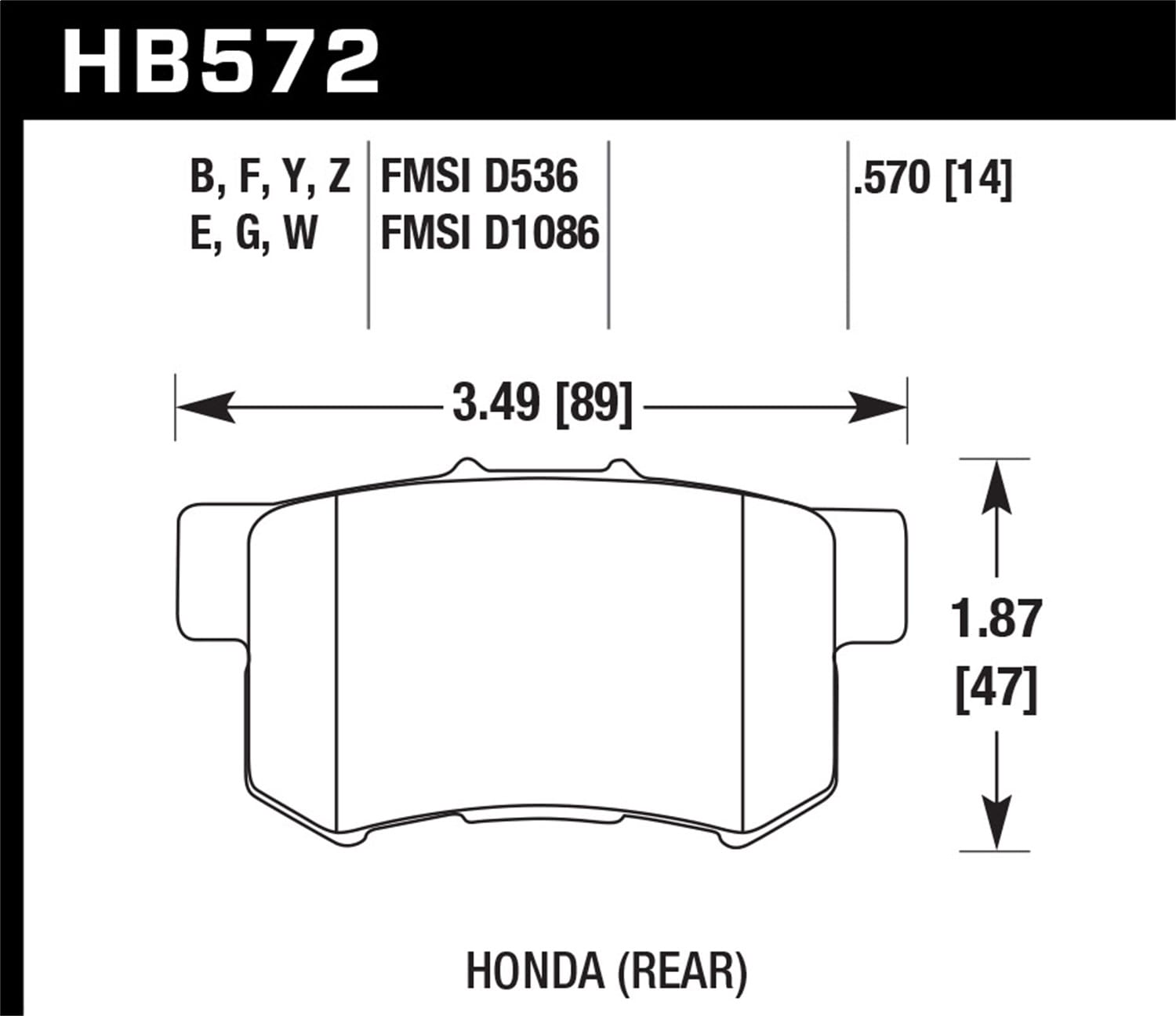 HPS 5.0 Disc Brake Pad