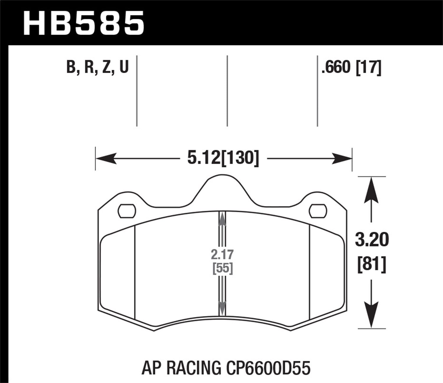 DTC-80 Disc Brake Pad
