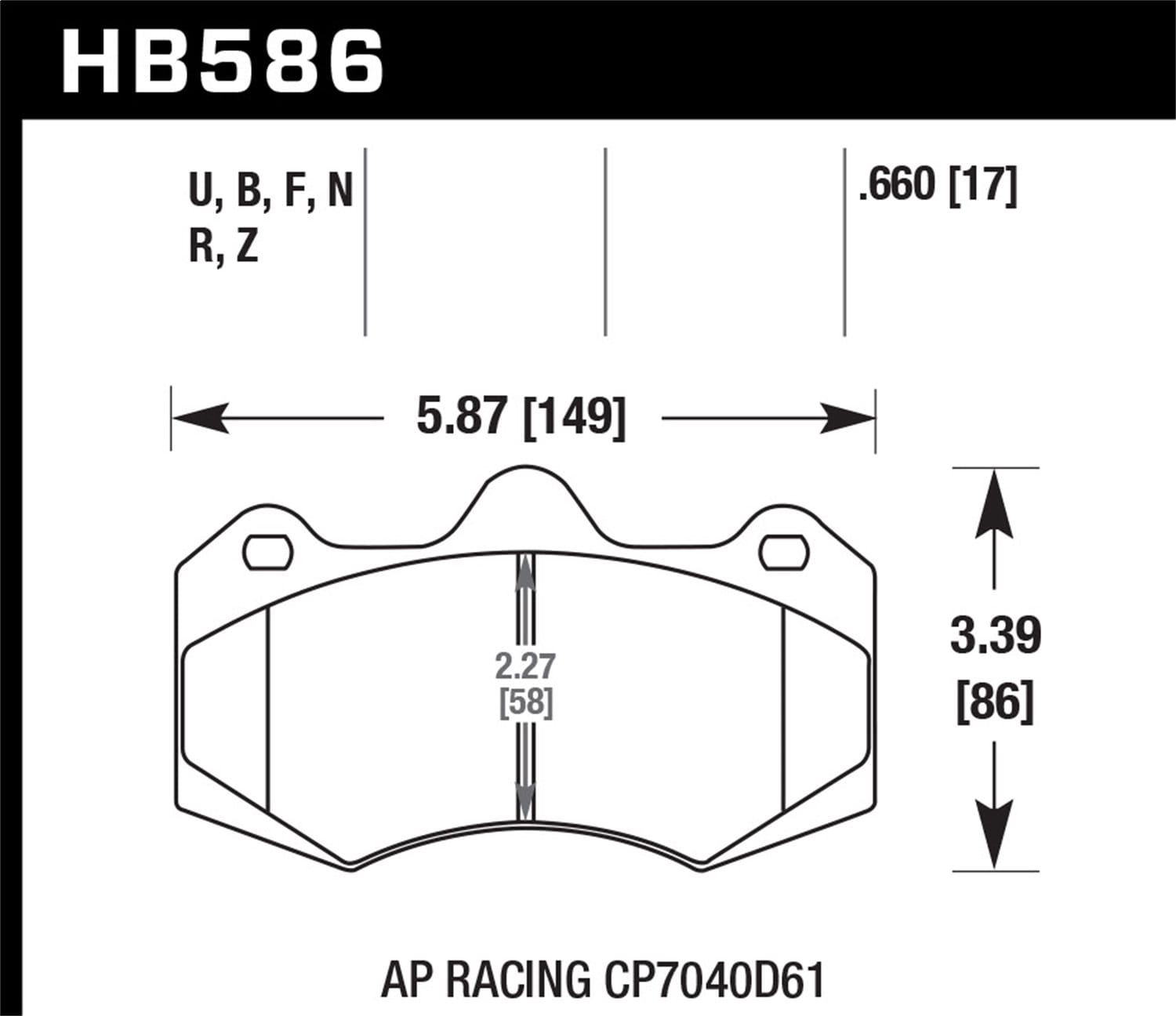 HPS 5.0 Disc Brake Pad