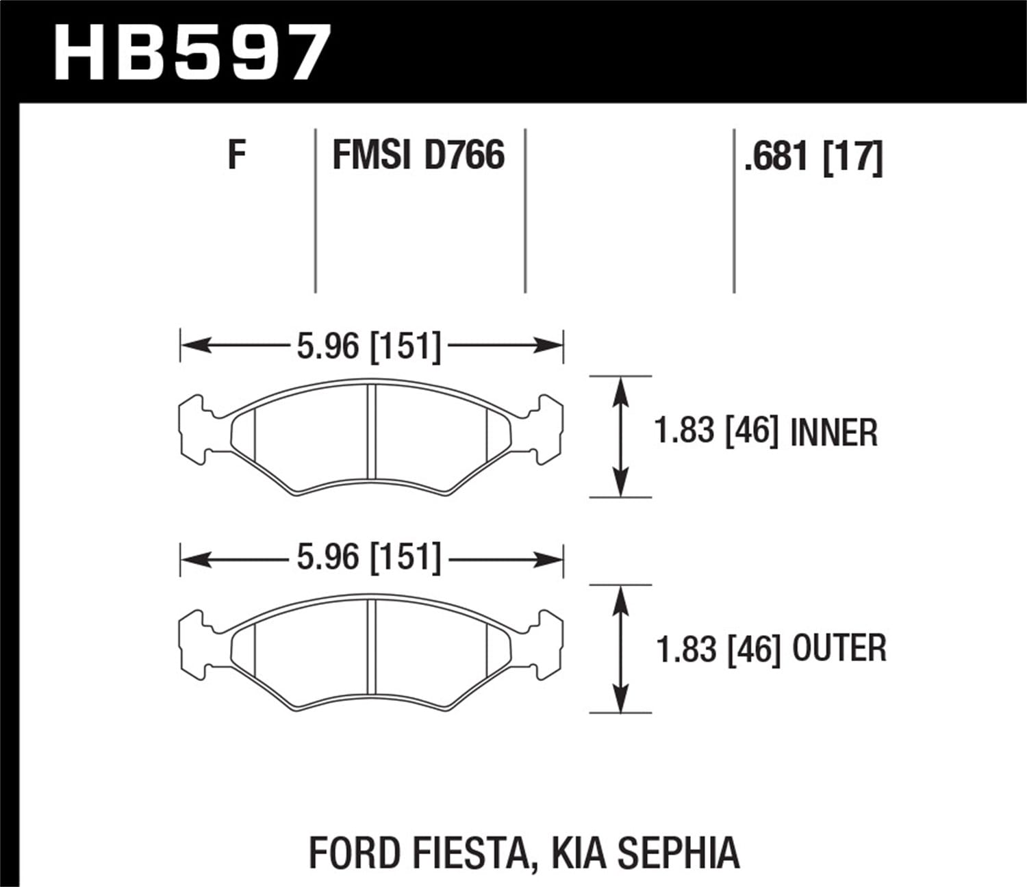 HPS Disc Brake Pad