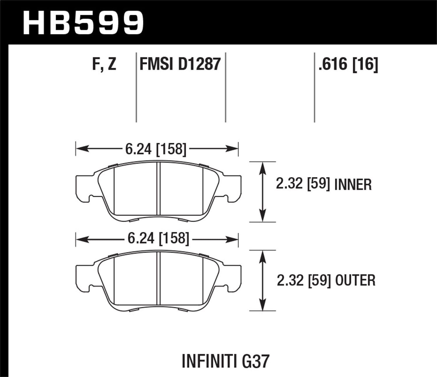 HPS 5.0 Disc Brake Pad
