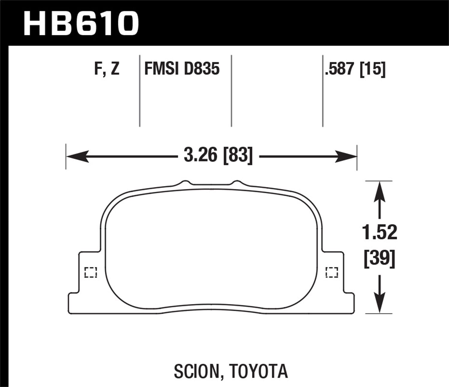 HPS Disc Brake Pad