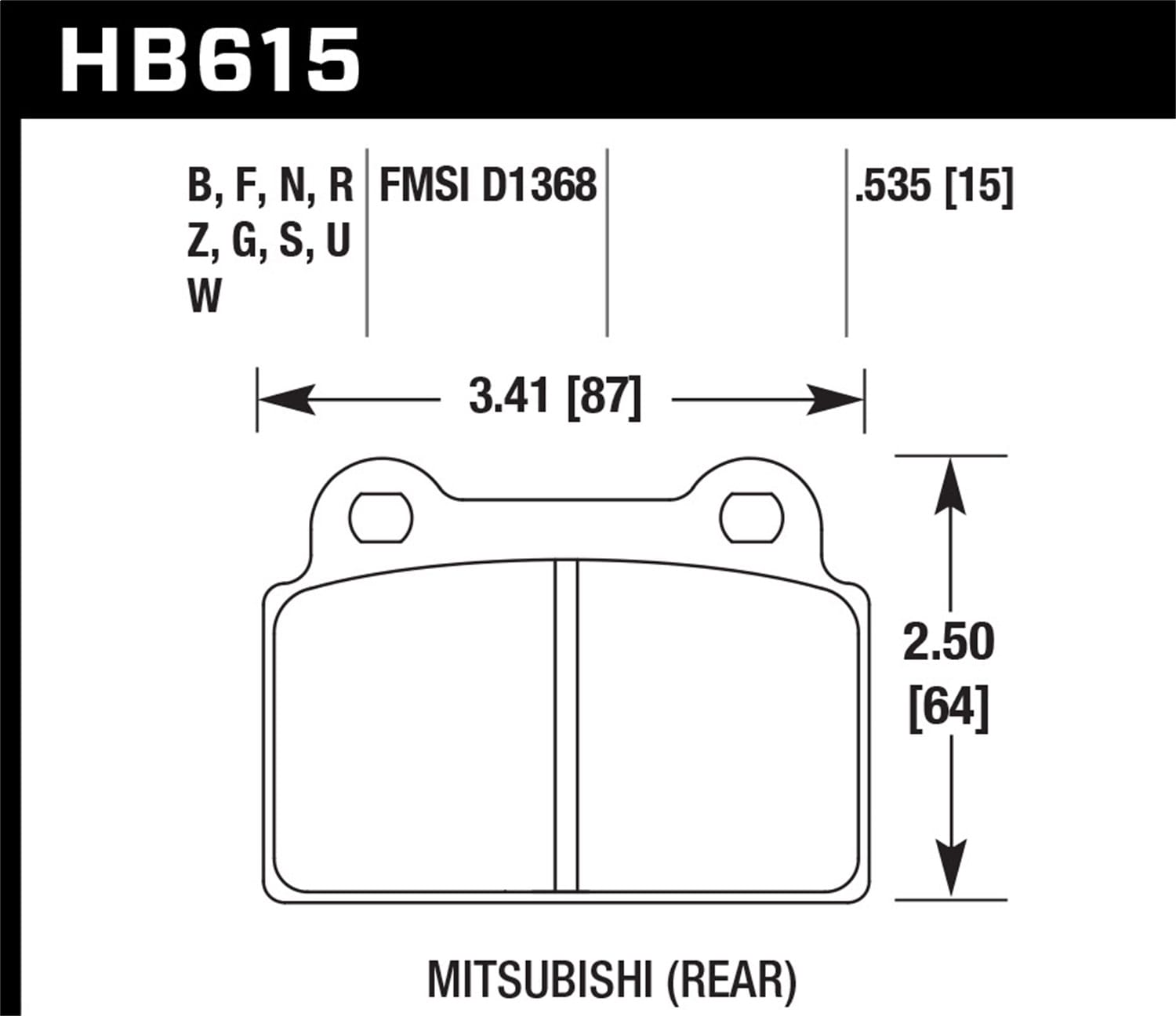 HPS 5.0 Disc Brake Pad