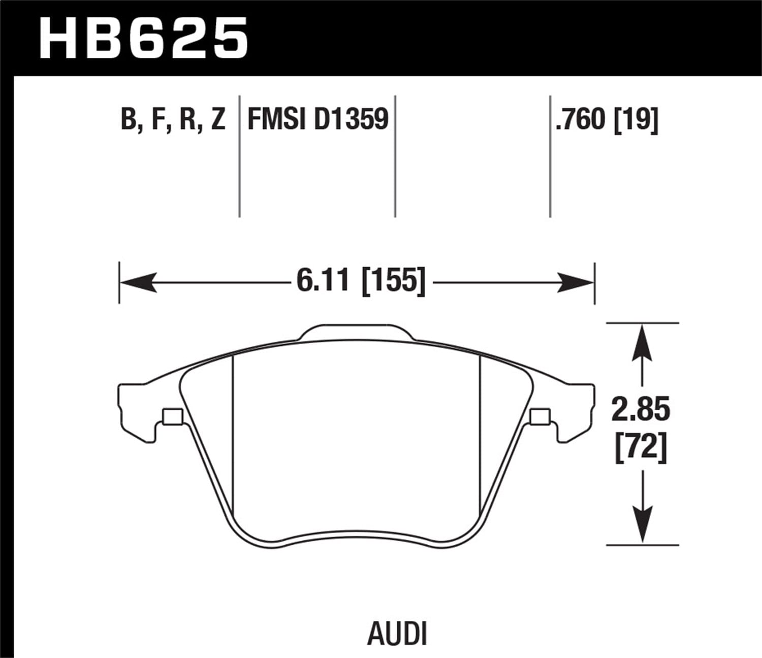 HPS 5.0 Disc Brake Pad