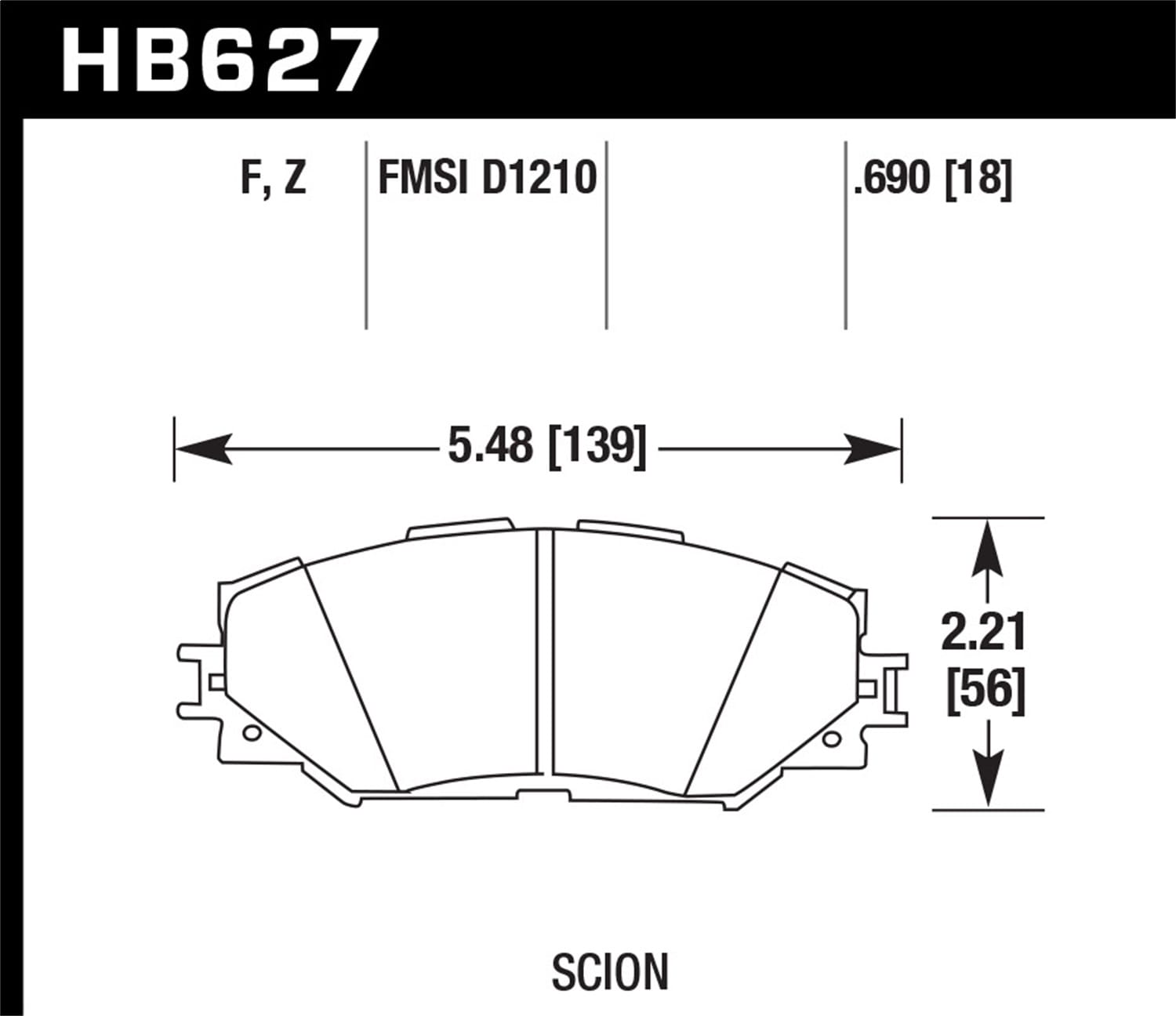 HPS 5.0 Disc Brake Pad