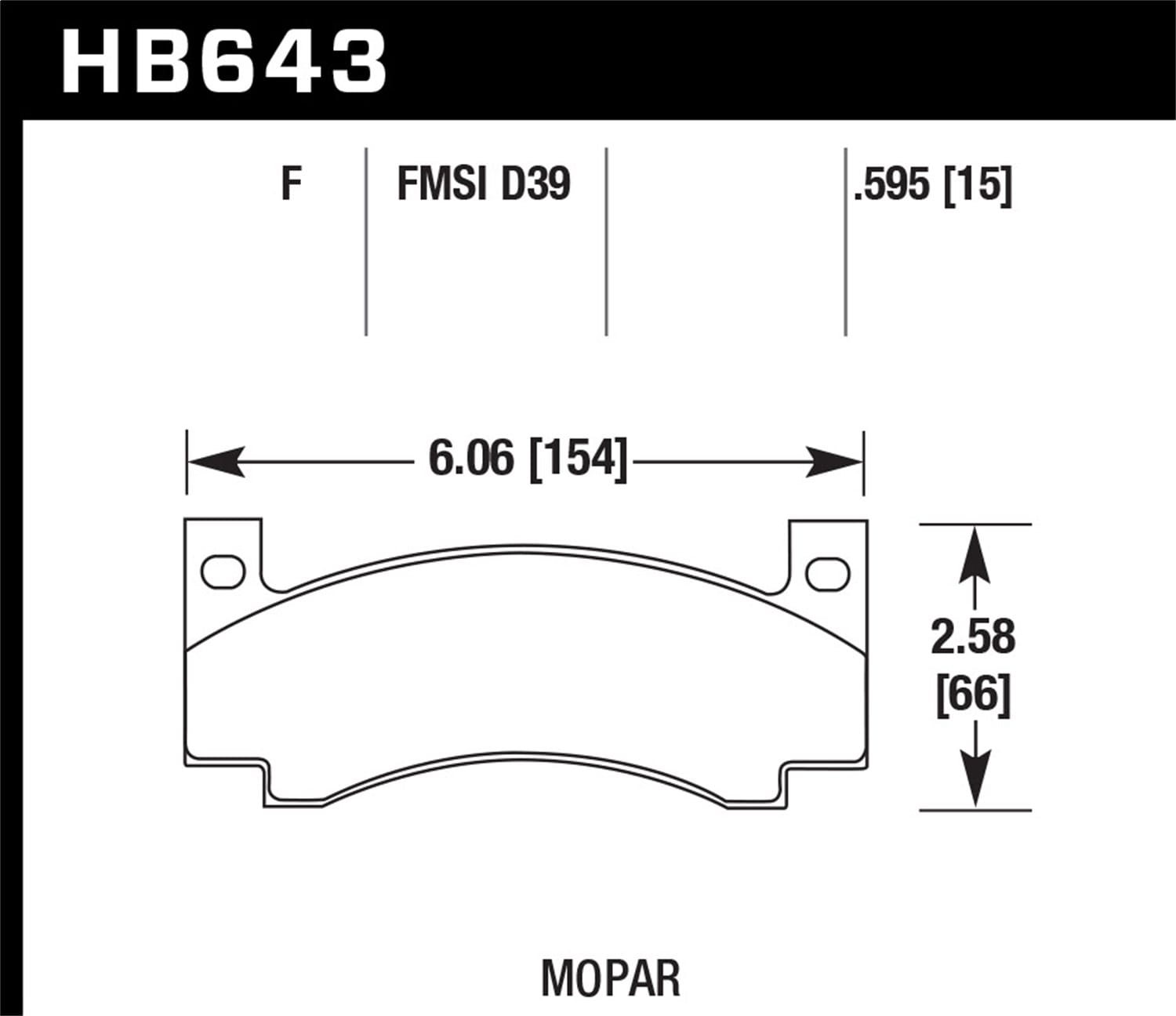 HPS Disc Brake Pad