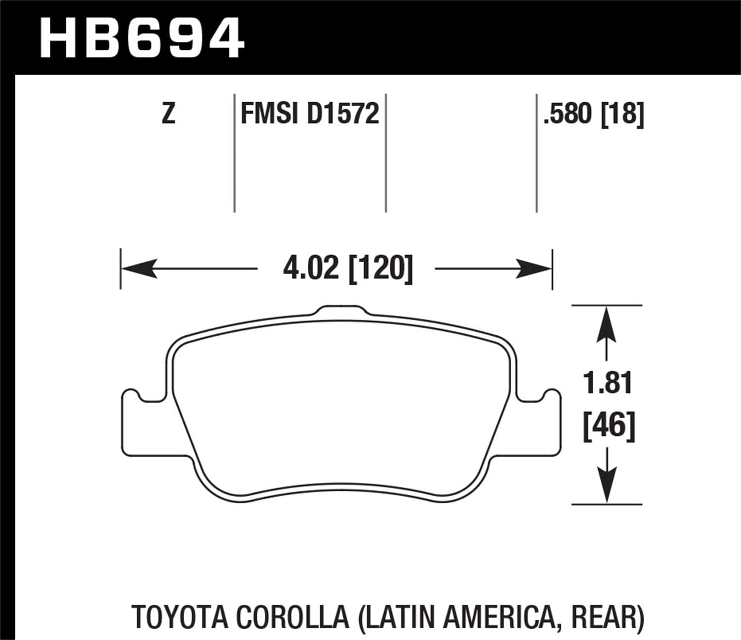 Performance Ceramic Disc Brake Pad
