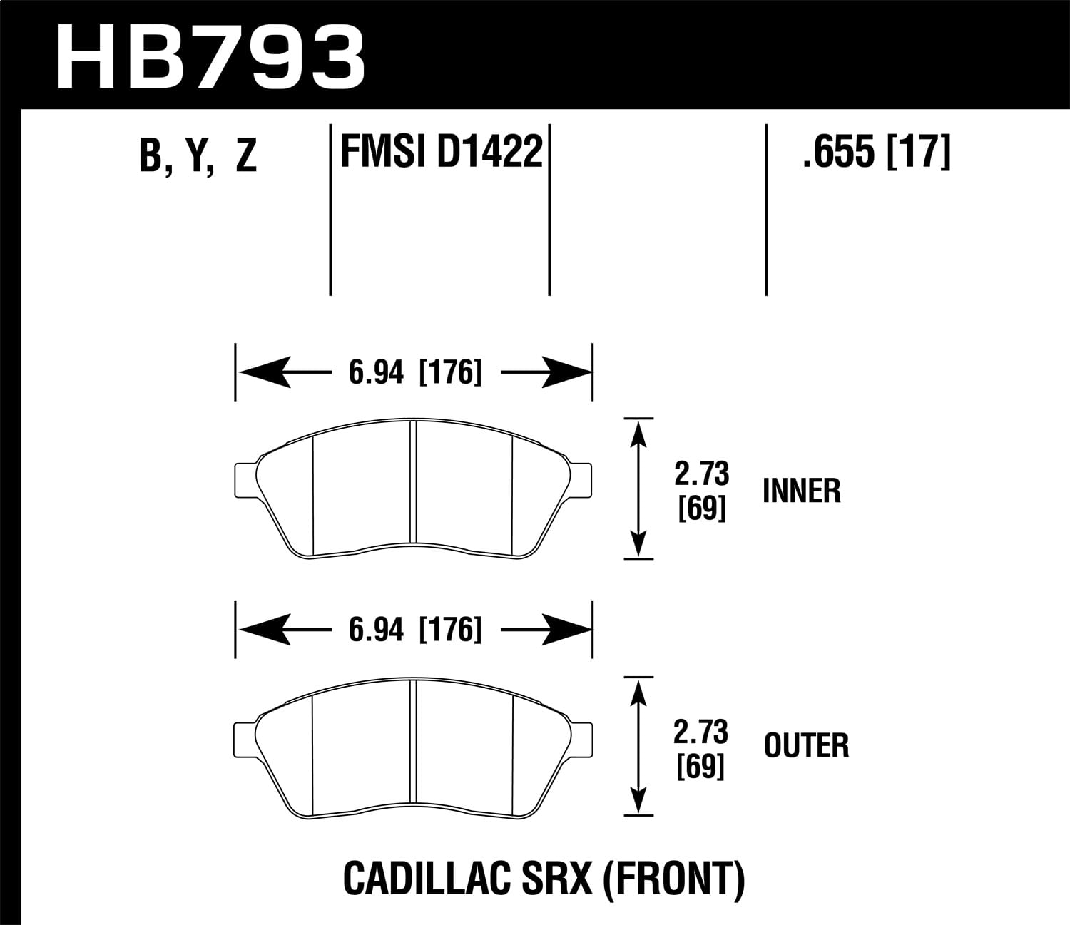 HPS 5.0 Disc Brake Pad