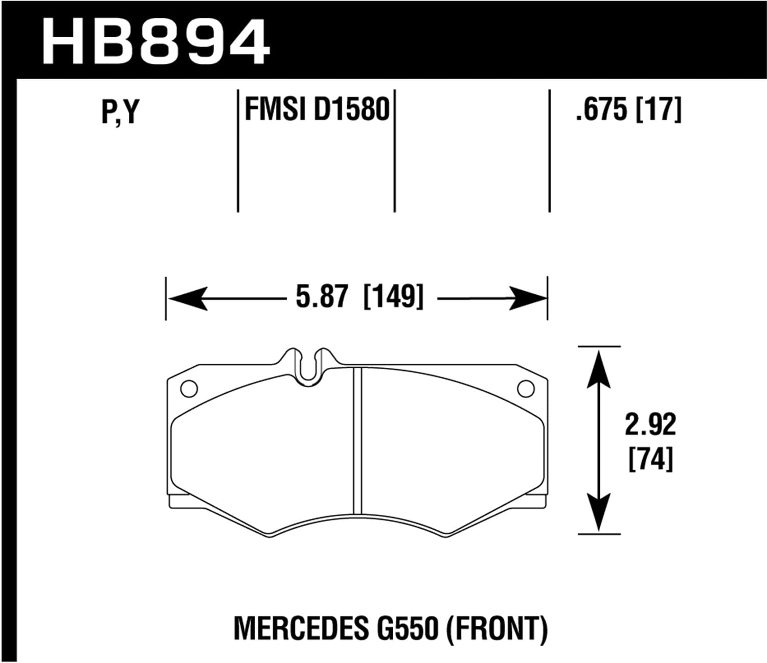 SuperDuty Disc Brake Pad