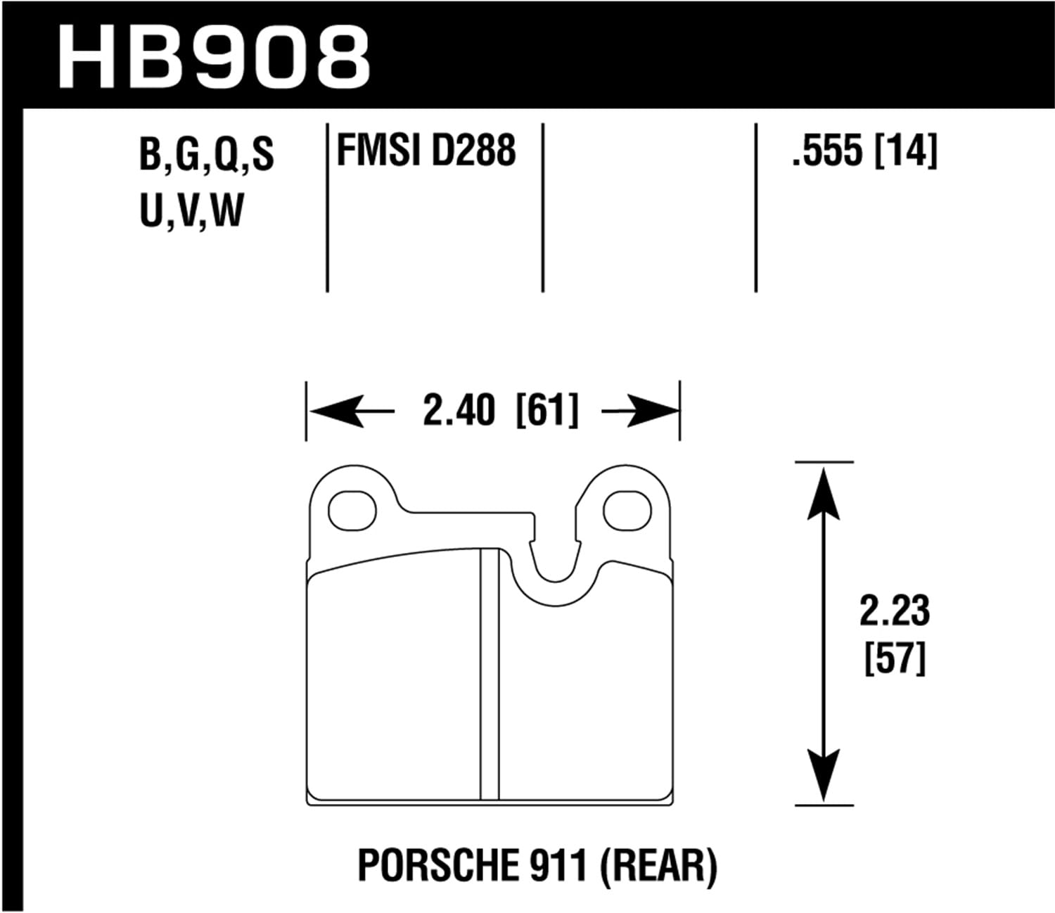 HPS 5.0 Disc Brake Pad