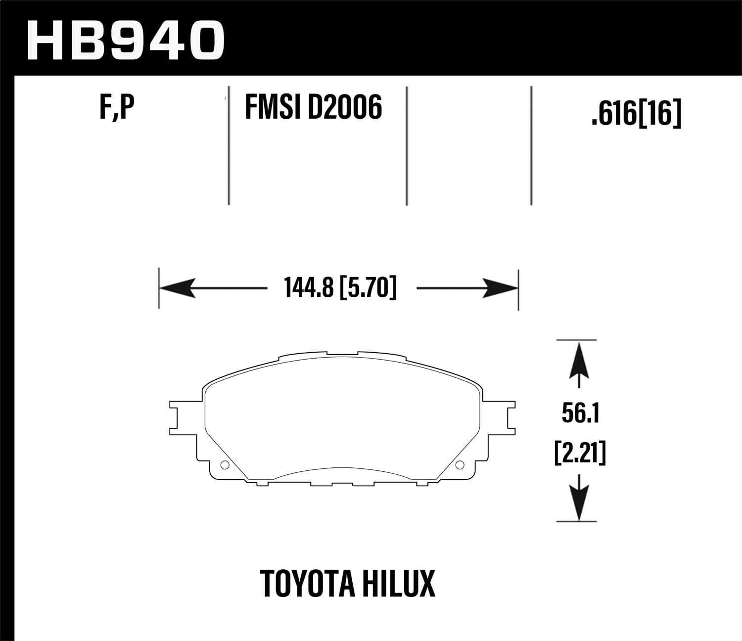 HPS Disc Brake Pad