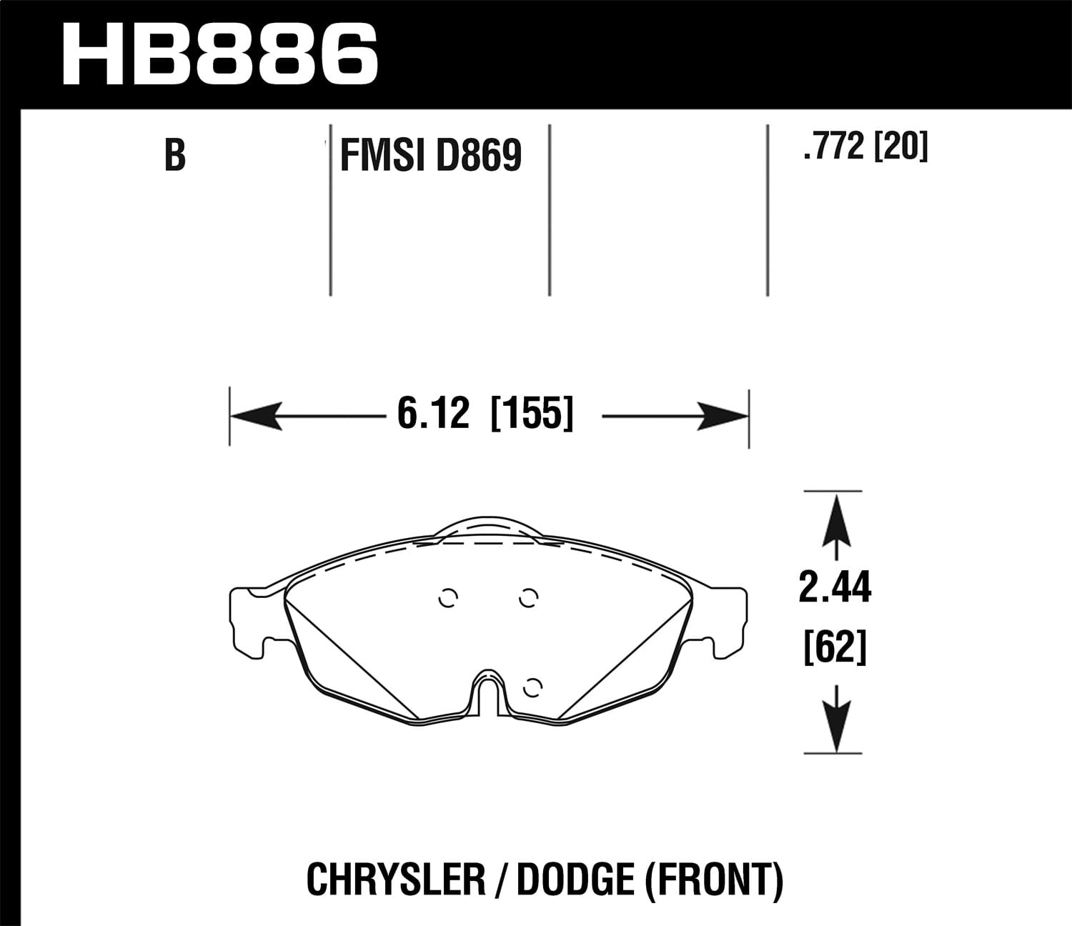 HPS 5.0 Disc Brake Pad