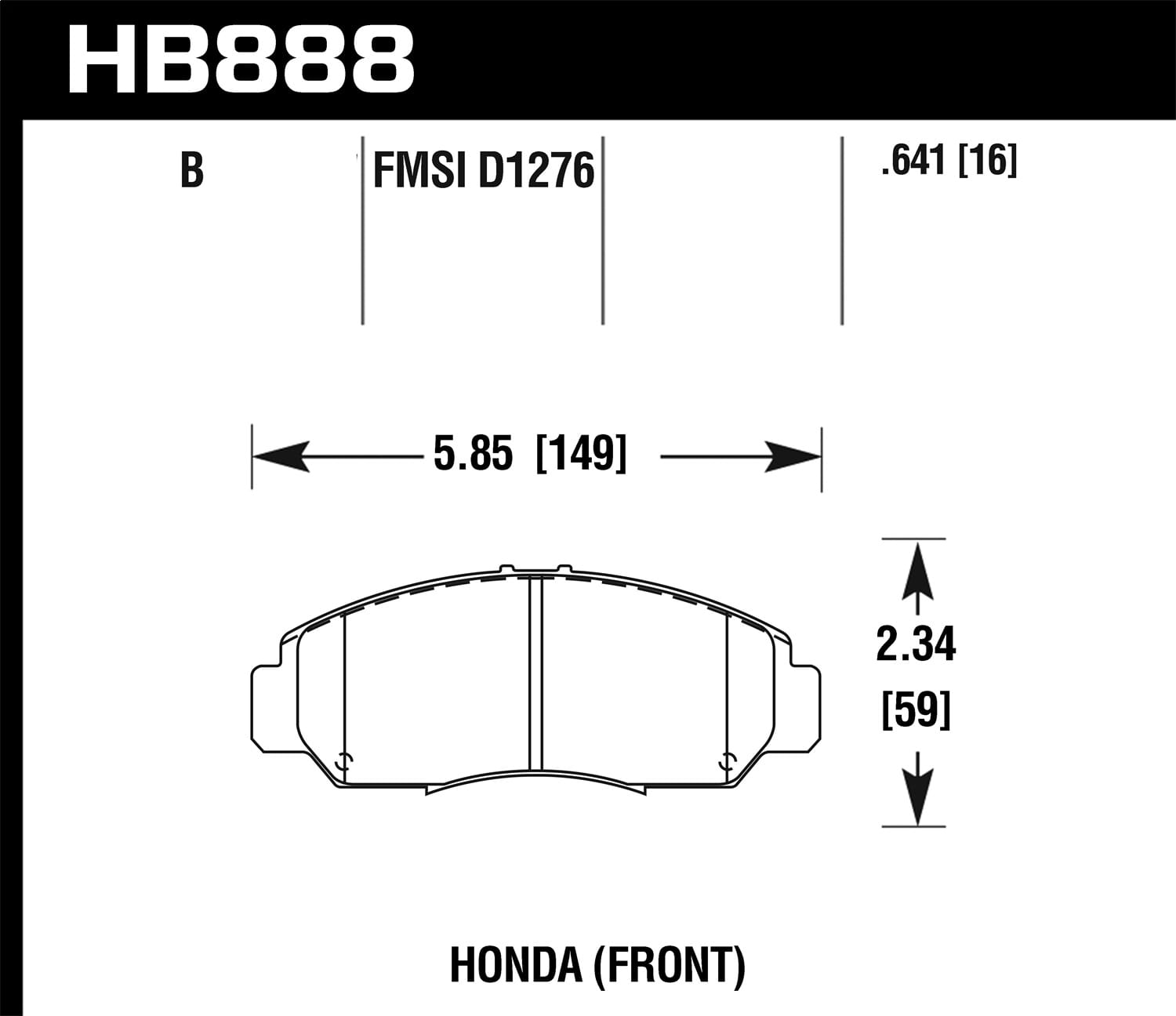 HPS 5.0 Disc Brake Pad