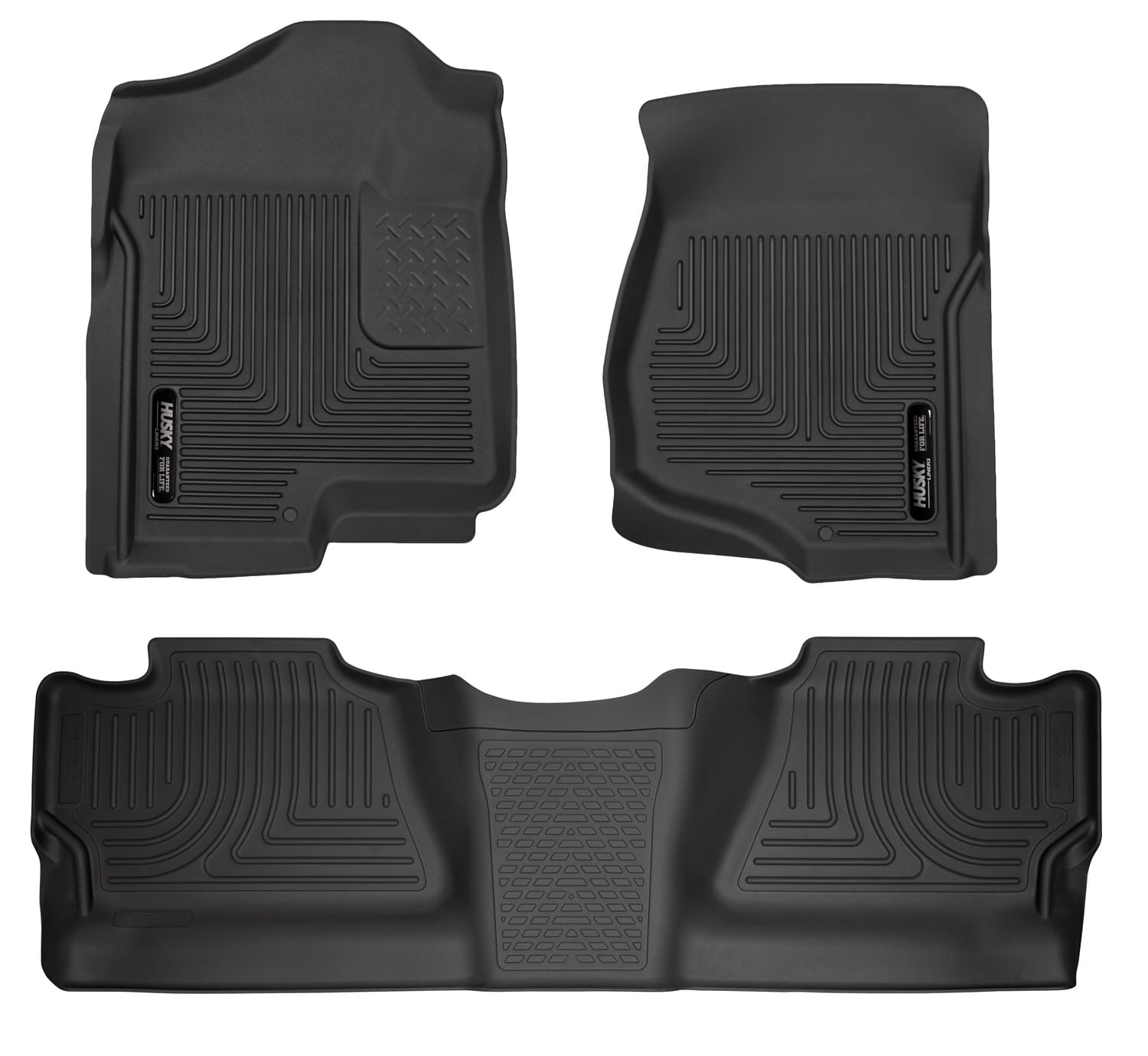 Weatherbeater-Front/2nd Seat Floor Liners (Footwell Coverage)