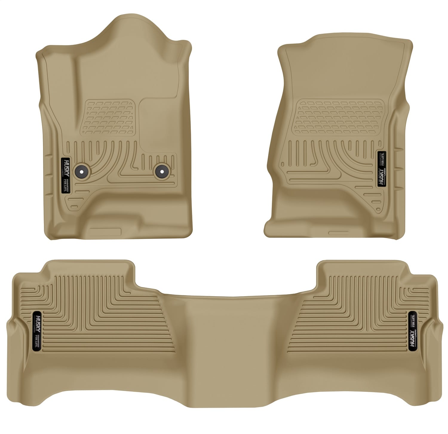 Weatherbeater-Front/2nd Seat Floor Liners (Footwell Coverage)