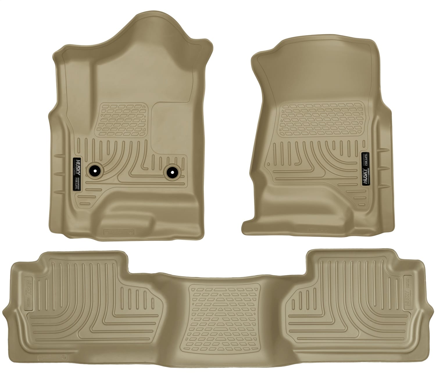 Weatherbeater-Front/2nd Seat Floor Liners (Footwell Coverage)