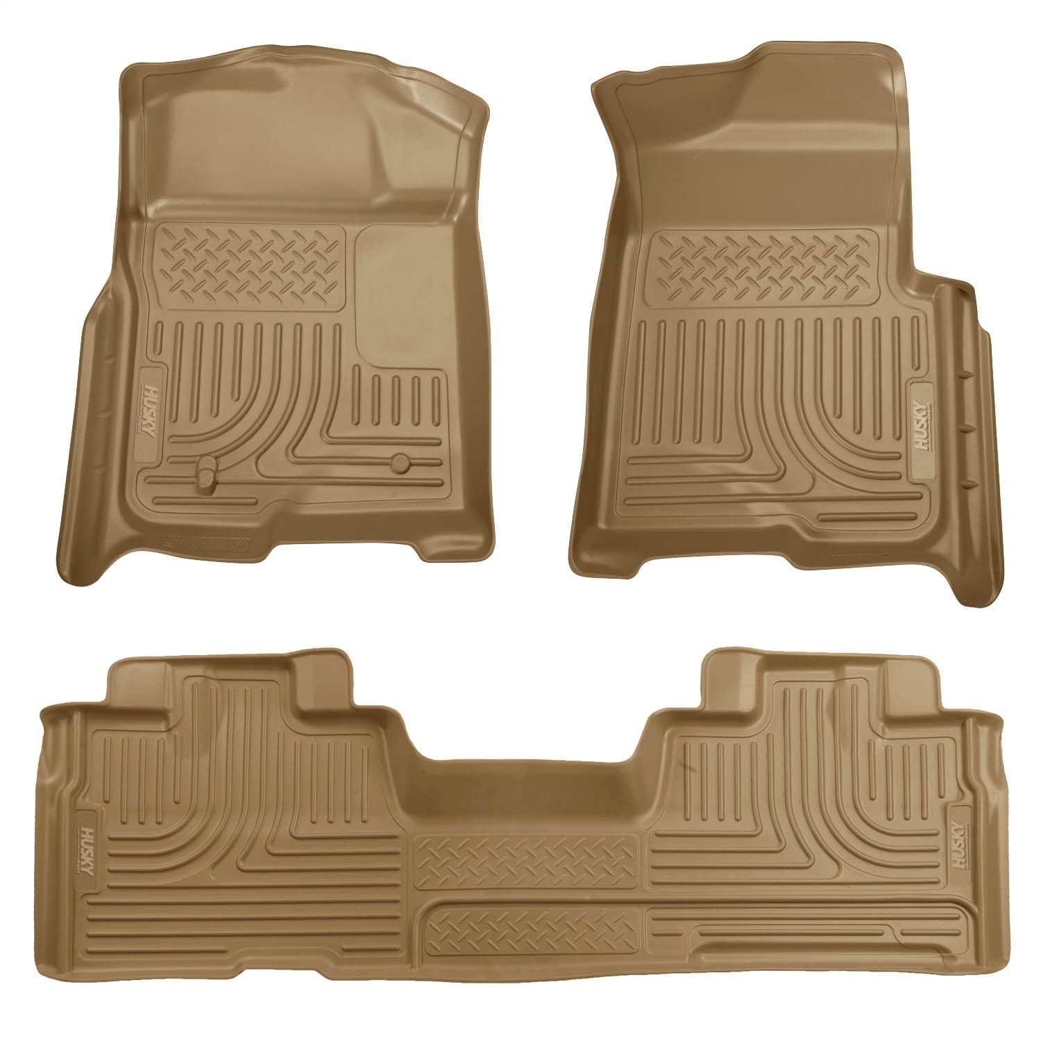 Weatherbeater-Front/2nd Seat Floor Liners (Footwell Coverage)