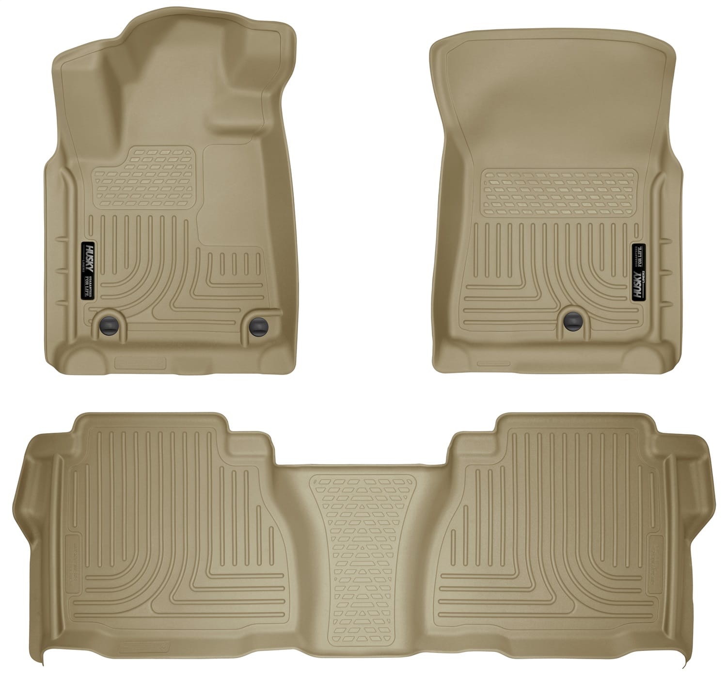 Weatherbeater-Front/2nd Seat Floor Liners (Footwell Coverage)