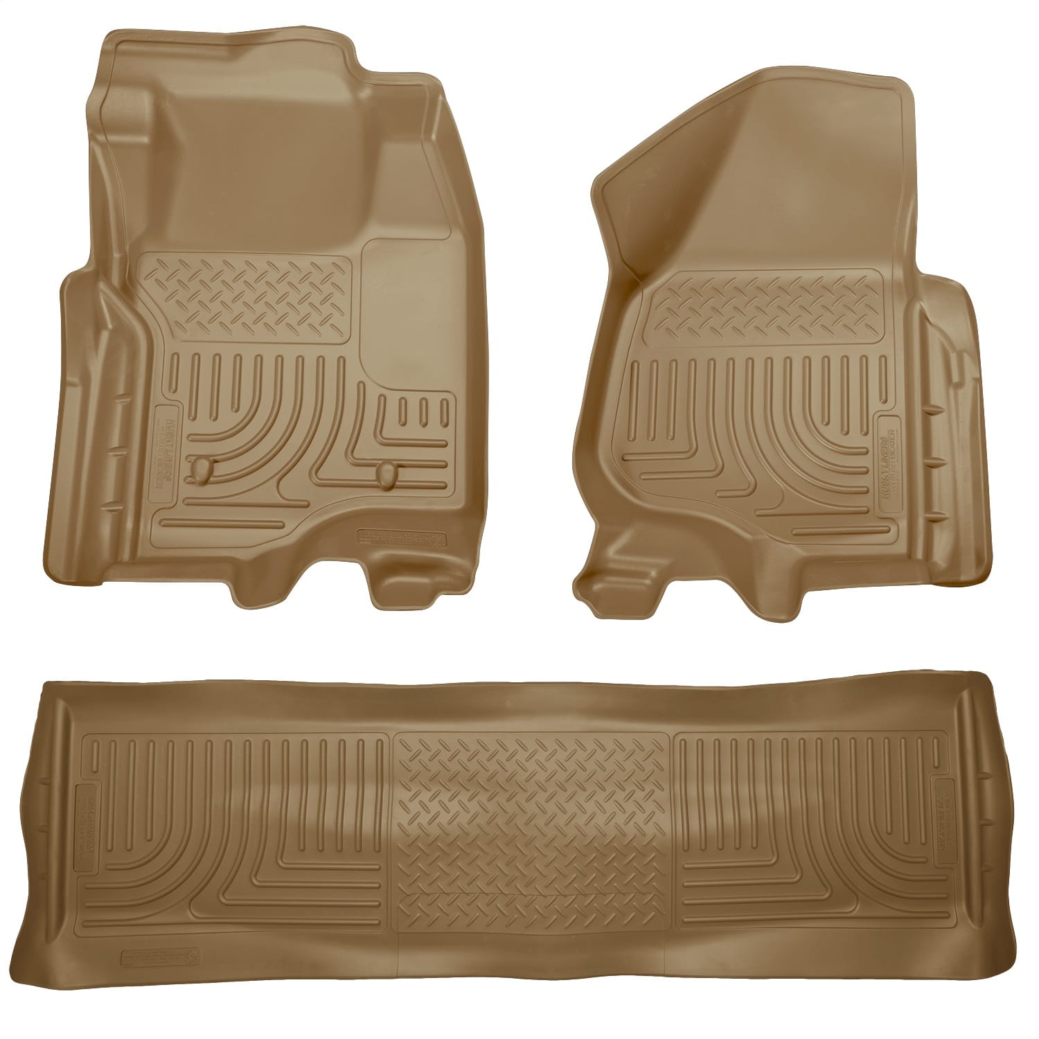 Weatherbeater-Front/2nd Seat Floor Liners (Footwell Coverage)
