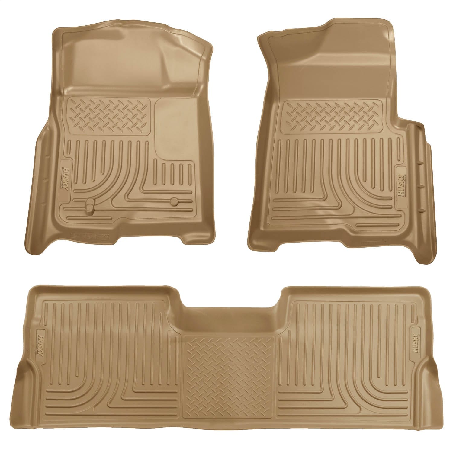 Weatherbeater-Front/2nd Seat Floor Liners (Footwell Coverage)