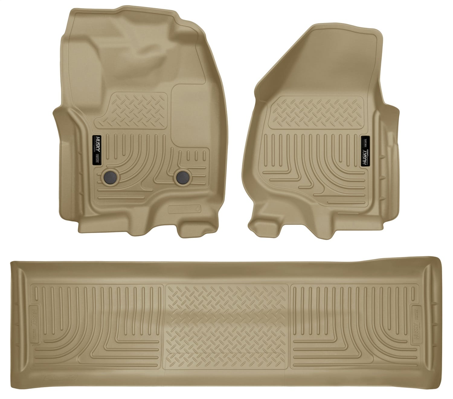 Weatherbeater-Front/2nd Seat Floor Liners (Footwell Coverage)