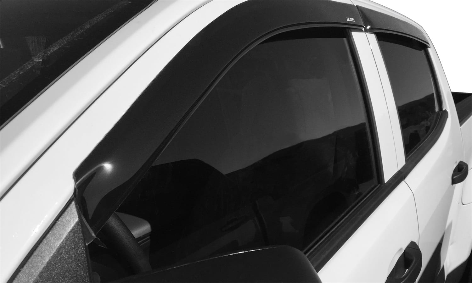 Low Profile Ventvisor Deflector; Smoke; Outside Mount; 4 pc. thumbnail 2