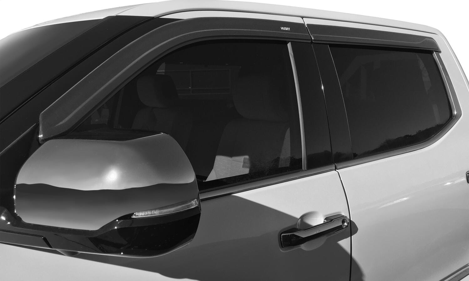 Low Profile Ventvisor Deflector; Smoke; Outside Mount; 4 pc. thumbnail 5