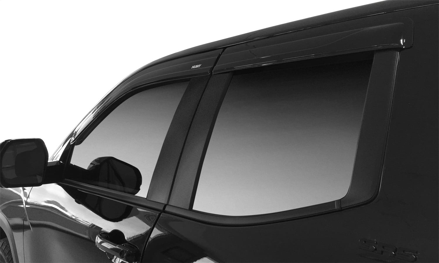 Low Profile Ventvisor Deflector; Smoke; Outside Mount; 4 pc. thumbnail 6