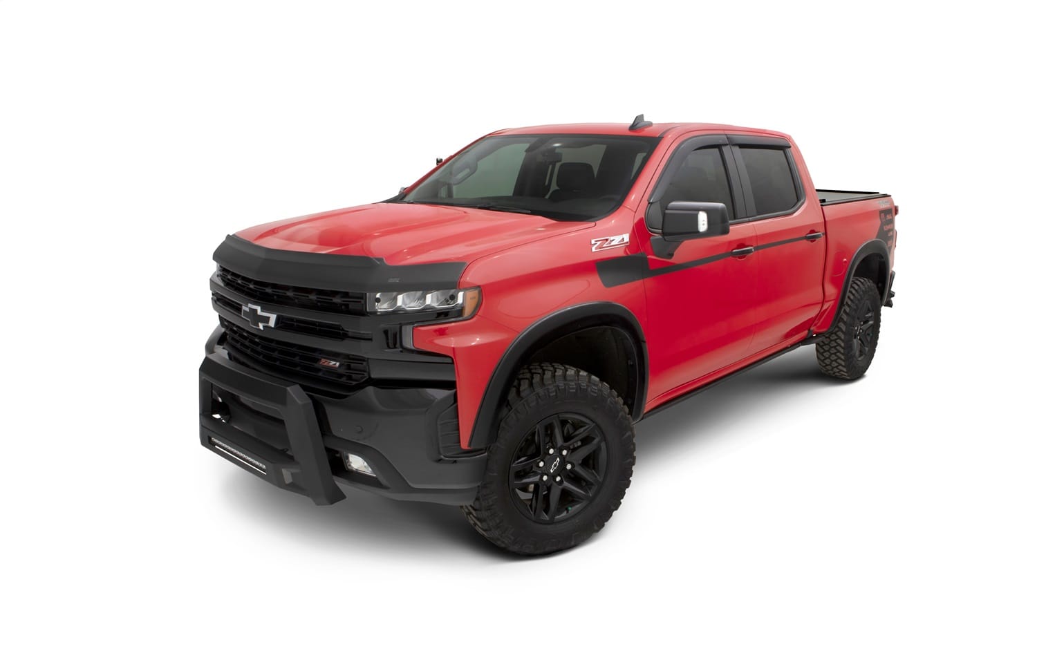 Aeroskin II Hood Protector; Matte Black Low Profile thumbnail 2