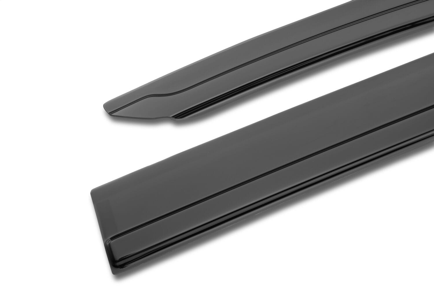 Low Profile Ventvisor Deflector; Smoke; Outside Mount; 4 pc. thumbnail 3