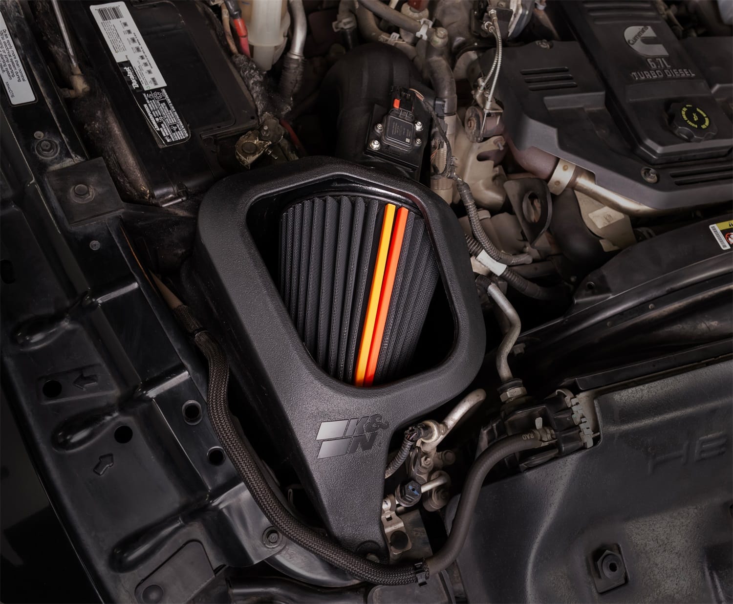 NEXTGEN DIESEL DRYFLOW COLD AIR INTAKE-RAM 2500/3500; L6-6.7L thumbnail 7