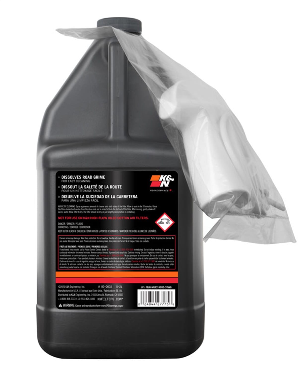 Heavy Duty Filter Cleaner; DryFlow 1 gal; 128 oz thumbnail 2
