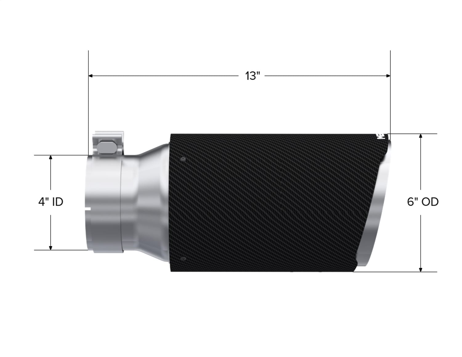 Carbon Fiber Exhaust Tip thumbnail 2