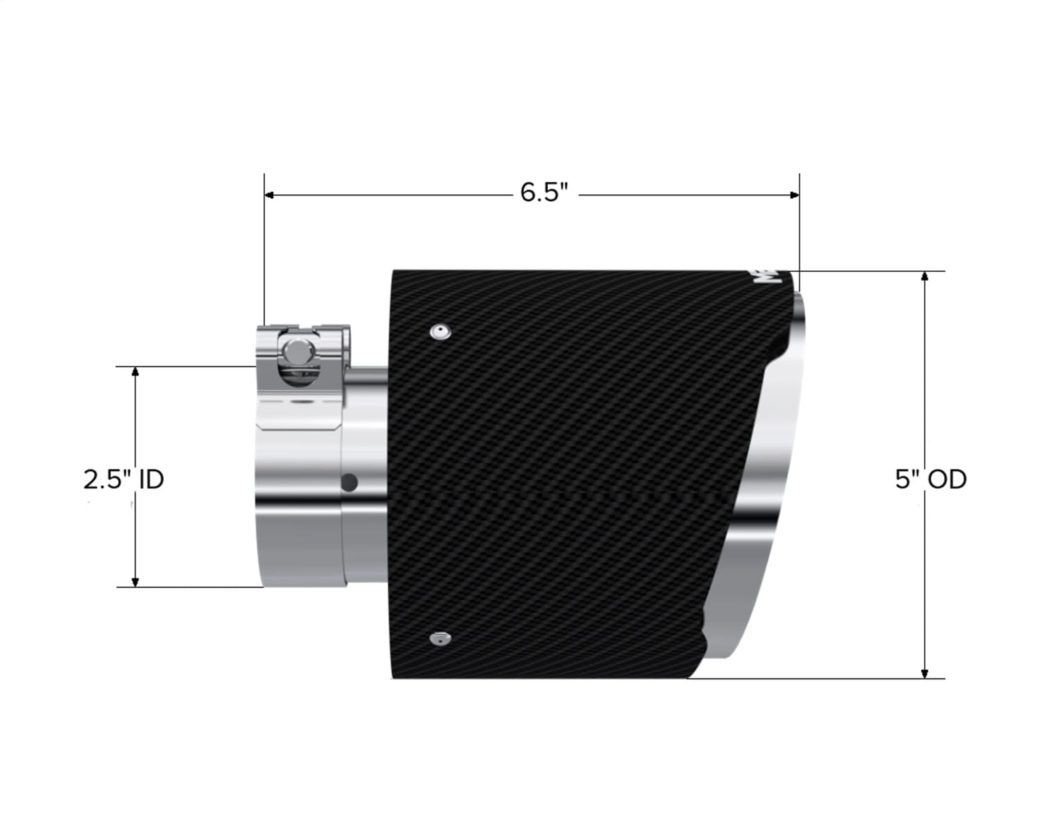 Carbon Fiber Exhaust Tip thumbnail 2