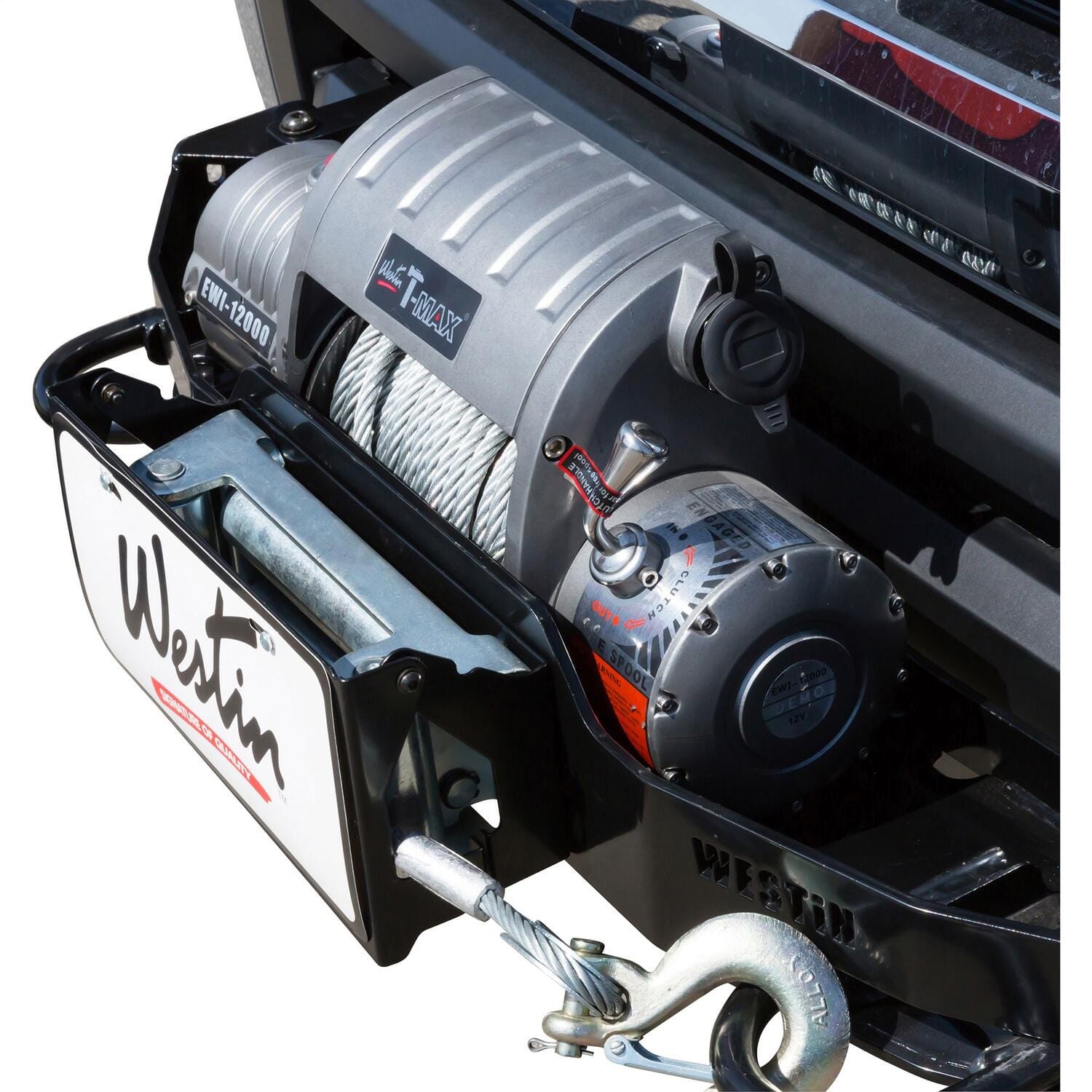 Winch Mount License Plate Re-locator thumbnail 6